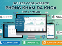 Website Phòng Khám Đa Khoa PHP 8 MySQL Có Admin Quản Lý Đặt Lịch Khám